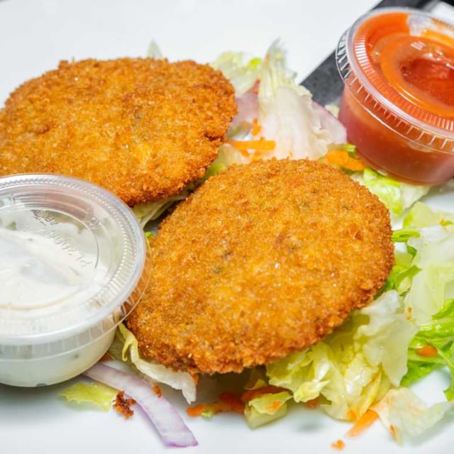 Crab Cakes.